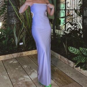 Baobab Collection Strapless Lilac Dress - size: M